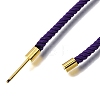 3MM Round Nylon Milan Cord Necklaces Making NJEW-H091-01G-23-3