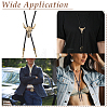 4Pcs 2 Colros Retro Alloy Pendant Black PU Leather Lariat Bolo Tie Necklaces NJEW-ME0001-11A-5