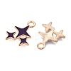 Alloy Enamel Pendants X1-ENAM-T020-38F-RS-2