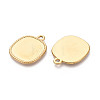 304 Stainless Steel Pendant Cabochon Settings STAS-N108-70G-2