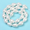 Electroplate Shell Pearl Beads Strands BSHE-O019-05-4
