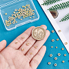 90Pcs 3 Styles Rack Plating Brass Spacer Beads KK-PH0012-66-3