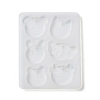 Rabbit/Dragon/Cat Pendant DIY Silhouette Silicone Mold LS-DIY-K073-09B-2