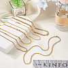 5Pcs 5 Style 304 & 667 Stainless Steel Snake & Figaro & Box & Herringbone Chain Necklaces Set NJEW-TA0001-13-7