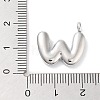 Rack Plating Brass Balloon Letter Pendants LS-KK-C050-01P-W-3