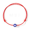 Resin Enamel Evil Eye Beaded Braided Bracelets VX2201-3-1