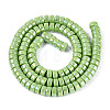 AB Color Plated Opaque Glass Beads Strands GLAA-T026-3x6mm-P05-2