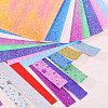 Globleland 3 Bags 3 Style Glitter Star Origami Papers DIY-GL0005-06-5