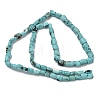 Dyed Natural Crackle Turquoise Beads Strands G-K365-G03-02-5