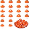 20Pcs Mushroom Silicone Focal Beads JX901G-1