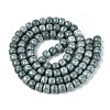 Ombre Effect Dyed Glass Beads Strands GLAA-N067-01A-15-2