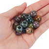 20Pcs Natural Indian Agate European Beads G-SP0001-48-6