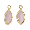 Brass & Cat Eye Pendants CE-CBA3C0B-01G-1