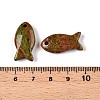 Natural Unakite Pendants G-N342-106I-3