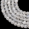 Natural Rainbow Moonstone Beads Strands G-B190-A01-01-4