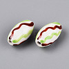 Handmade Porcelain Beads PORC-T134-15B-2