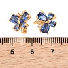 SHEGRACE Butterfly Brass Micro Pave Cubic Zirconia Spacer Bars XGRQ5K655-825G-B-3