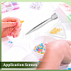 Triangle Plastic DIY Melty Beads Fuse Bead Tray DIY-ME0003-81-5