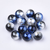Rainbow ABS Plastic Imitation Pearl Beads OACR-Q174-4mm-11-1
