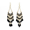 Alloy Enamel Chandelier Earrings FS-WG9EBC6-05-2