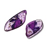 4Pcs Transparent Epoxy Resin Butterfly Wings Pendants RESI-C057-03C-2