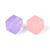 Transparent Acrylic Cube Beads TACR-T030-23M-2