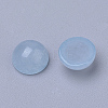 Natural White Jade Cabochons G-R416-6mm-54-2