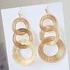 Retro Alloy Multilayer Ring Dangle Earrings FS-WG10A8D-01-1