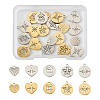  Jewelry 20Pcs 10 Style 304 Stainless Steel Pendants STAS-PJ0001-42-10