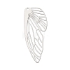 201 Stainless Steel Big Pendants STAS-G396-06P-1