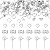 20Pcs Brass Ball Post Stud Earring Findings FIND-TA0011-06P-1