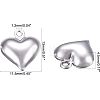 Unicraftale 304 Stainless Steel Charms STAS-UN0003-85-2