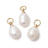 Natural Cultured Freshwater Pearl Pendants X-PALLOY-JF05225-01-1