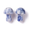 Natural Blue Spot Jasper Mushroom Gua Sha Stone G-D456-26A-2