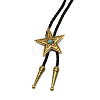 Star Lariat Necklace for Men Women NJEW-WH0011-05AB-2
