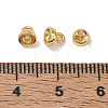 Brass Bead Cap Pendant Bails KK-CBA50B0-22G-3