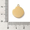 304 Stainless Steel Pendants STAS-B074-08G-07-3