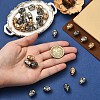 30Pcs 3 Colors Alloy European Beads FIND-YW0011-67-5