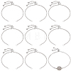 10Pcs Adjustable 304 Stainless Steel Slider Bracelets Making STAS-BBC0003-01-1