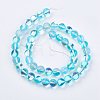 Synthetic Moonstone Beads Strands G-F431-02-8mm-2