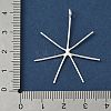 925 Sterling Silver 6 Claw Prongs Pendant Blank Cabochon Settings STER-D310-01S-3