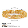 Brass Ball Chains Bracelets for Women WG196E4-06-1