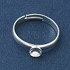 Adjustable Brass Pad Ring Setting KK-K414-01B-S-3