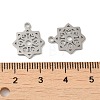 304 Stainless Steel Charms STAS-J042-03P-3