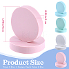 8Pcs 4 Colors Rubber Stamps AJEW-CP0008-31-2