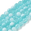 Crackle Glass Beads Strands GLAA-U001-8mm-08-1