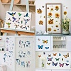 8 Sheets 8 Styles PVC Waterproof Wall Stickers DIY-WH0345-193-6