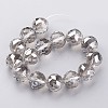 Electroplate Glass Bead Strands EGLA-J140-PL02-16mm-2