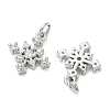 SHEGRACE Brass Micro Pave Cubic Zirconia Pendants XGRQ3D201-487P-2