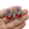 Vampire Bat Shaped Alloy Enamel Pendants LS-PW-WGA369A-01-1